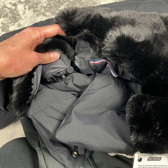 NWT Fusalp Marilou Faux Fur Trim Quilted Shell Jacket Coat Puffer Duck Down 42 - Picture 16 of 16